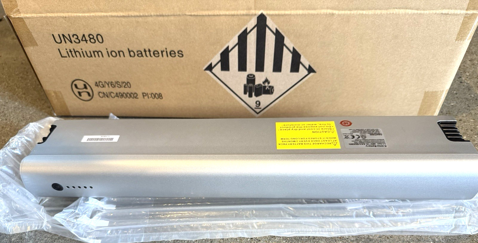 Fuell Samsung Bafang Lithium Ion Ebike 48V 10.5Ah / 504 Wh E-bike Battery *NEW*