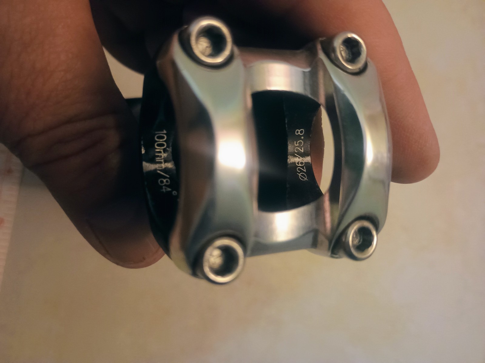 Ritchey WCS 100mm / 84° Bicycle Stem Black Silver 026 / 25.8