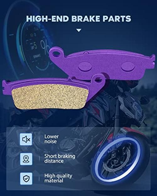 Front Brake Pads Fits for Honda VLX 600 VT600C Shadow, VF750C Magna, VT750C