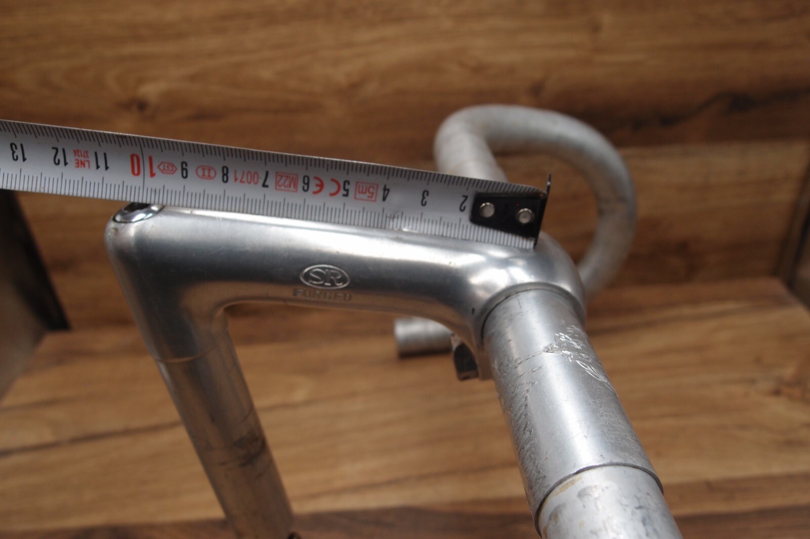 road bike drop bar Sakae Road Champion Japan + quill stem SR Forged AX-100