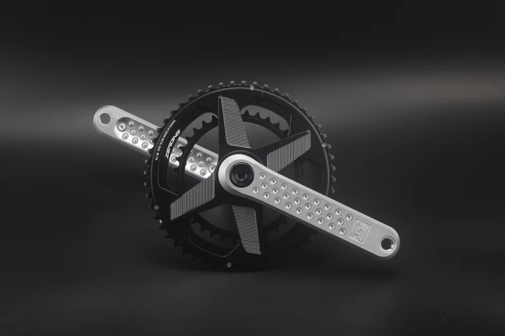 Road Bike Crankset Grave Hollow Crank 165/170/175mm 110BCD Bike Part 11/12 Speed