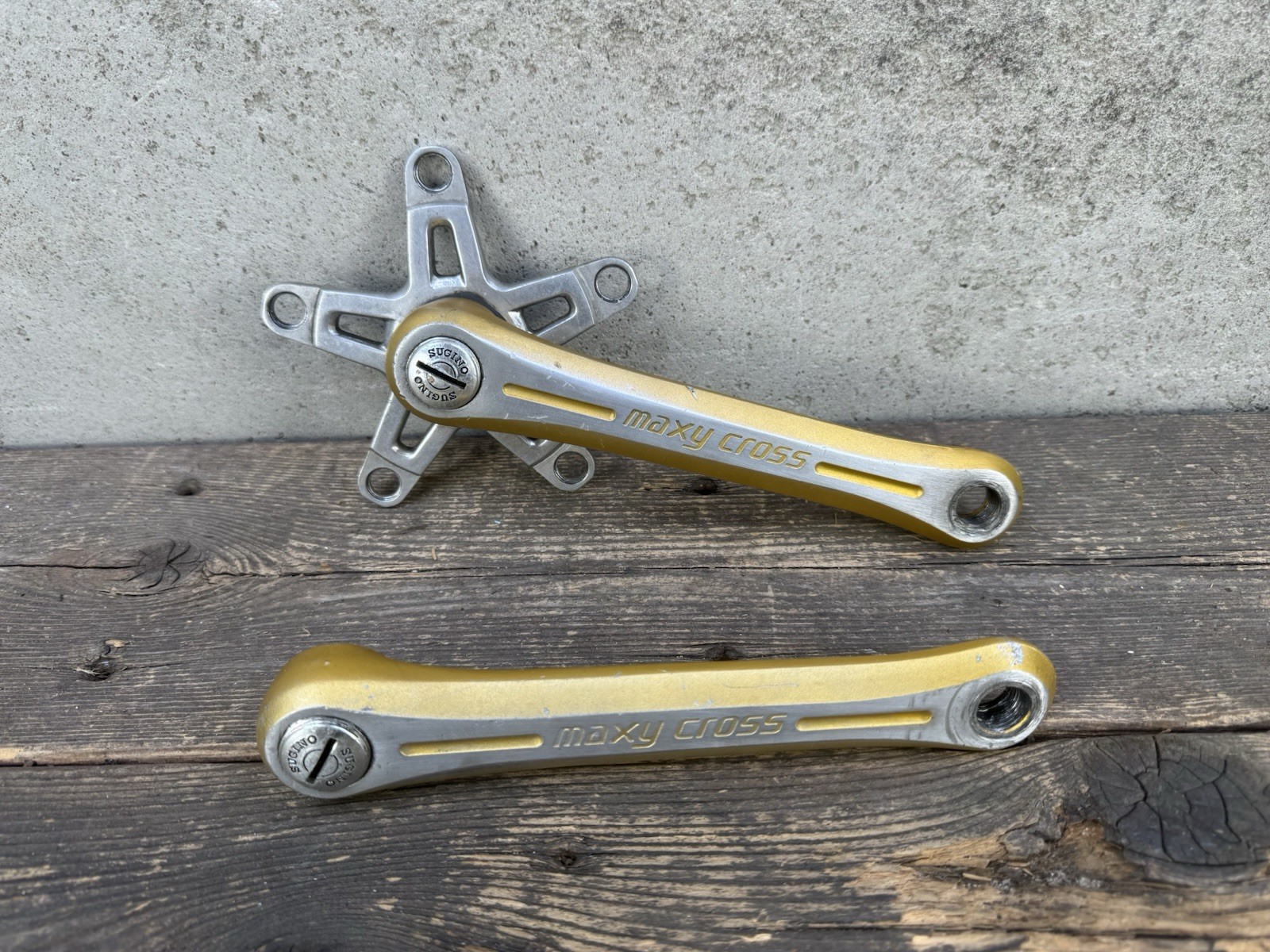 Sugino Maxy Cross 170 Crank Arms 110 Bmx Gold