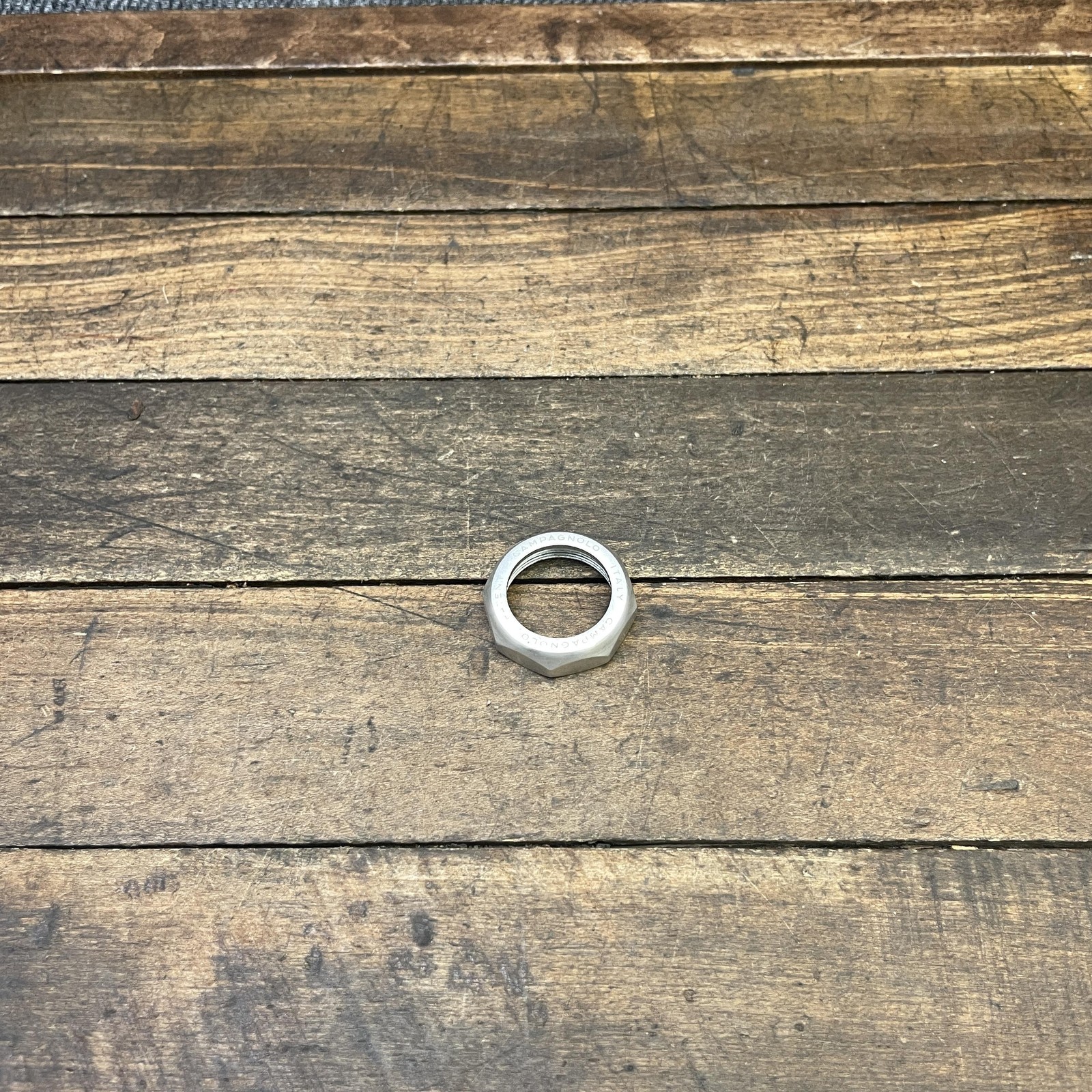 Vintage Campagnolo Super Record Headset Top Nut Alloy 1x24TPI England Italy