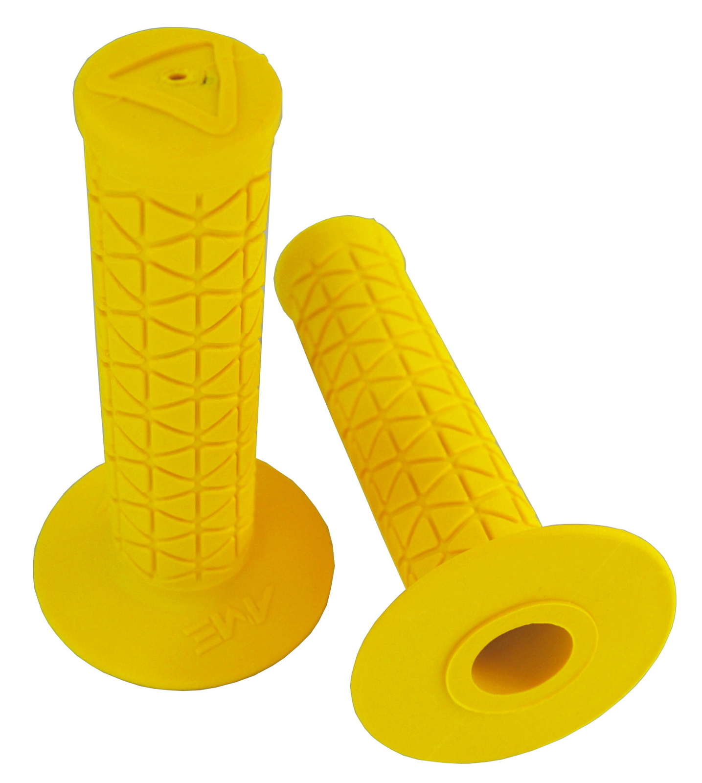 AME old school BMX bicycle grips – TRI – YELLOW