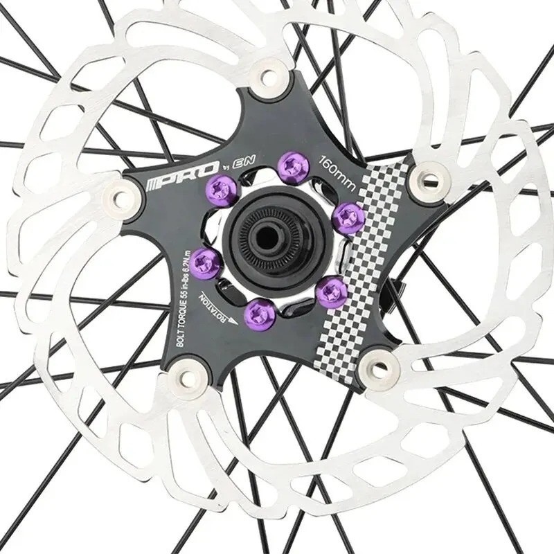12Pcs MTB Disc Brake Rotor Screws T25 Alloy Steel Bicycle Fixing Bolts Set