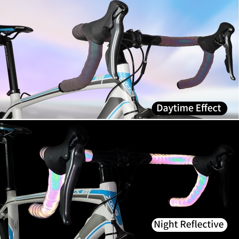 WEST BIKING Reflective Road Bike Bicycle Handlebar Tape Cycling Bar Tape Wrap