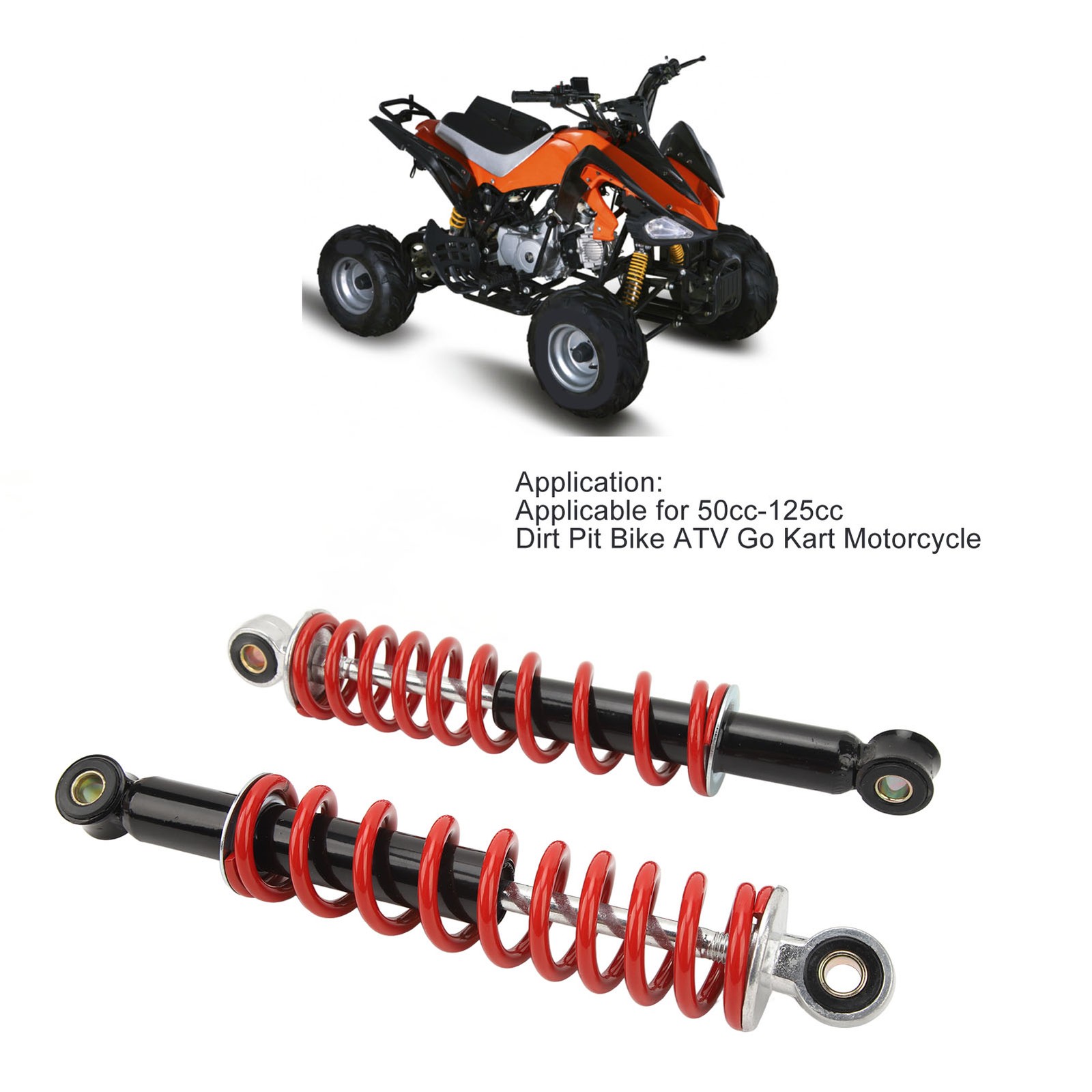 270mm Shocks Absorber Durable Steel Alloy Suspension For Dirt Bike ATV Moto NZIB
