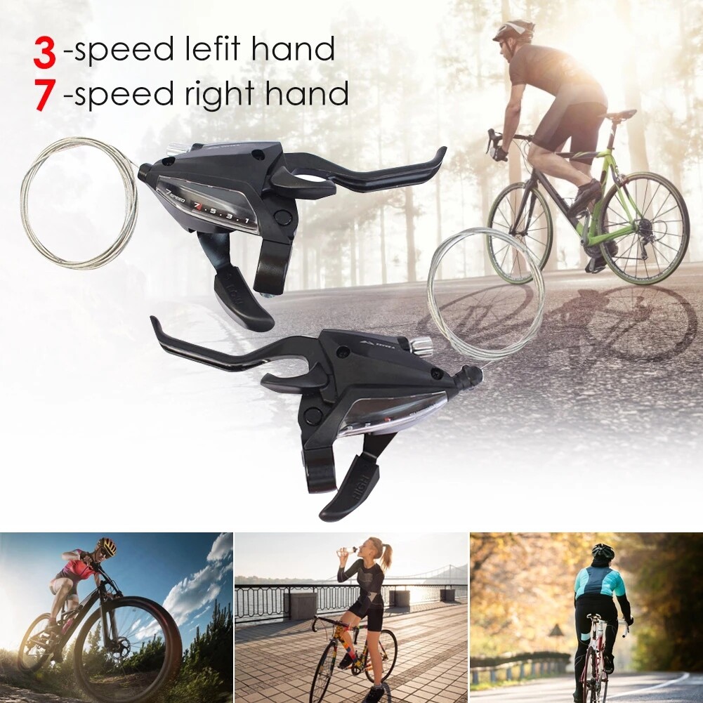 SHIMANO ST-EF500 3/7/8 Speed Bicycle Shifter Set MTB Bike Brake Lever Fit EF51