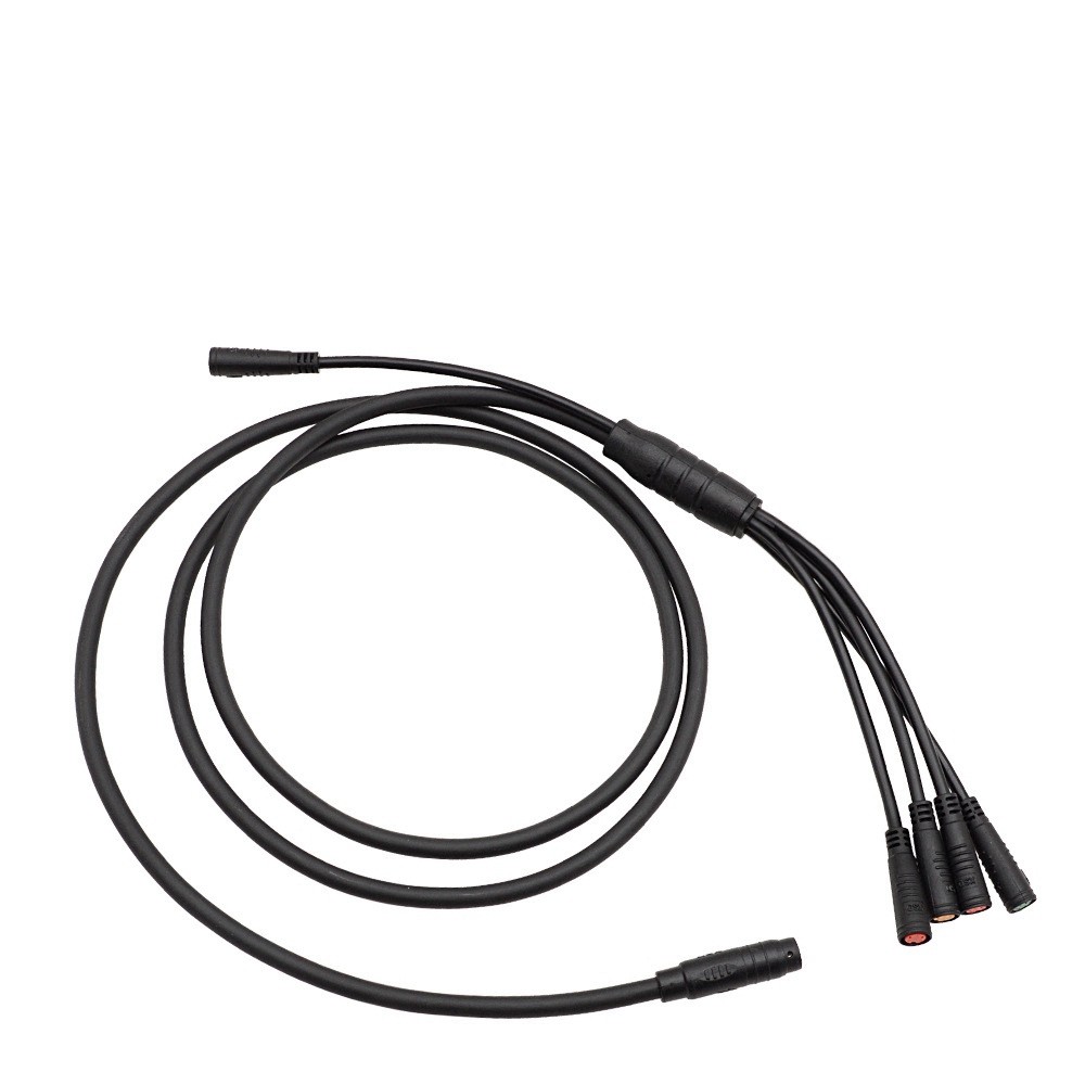 E-bike 150cm 2T4 Extension Cable 9Pin Controller Adapter Cable Waterproof Plug