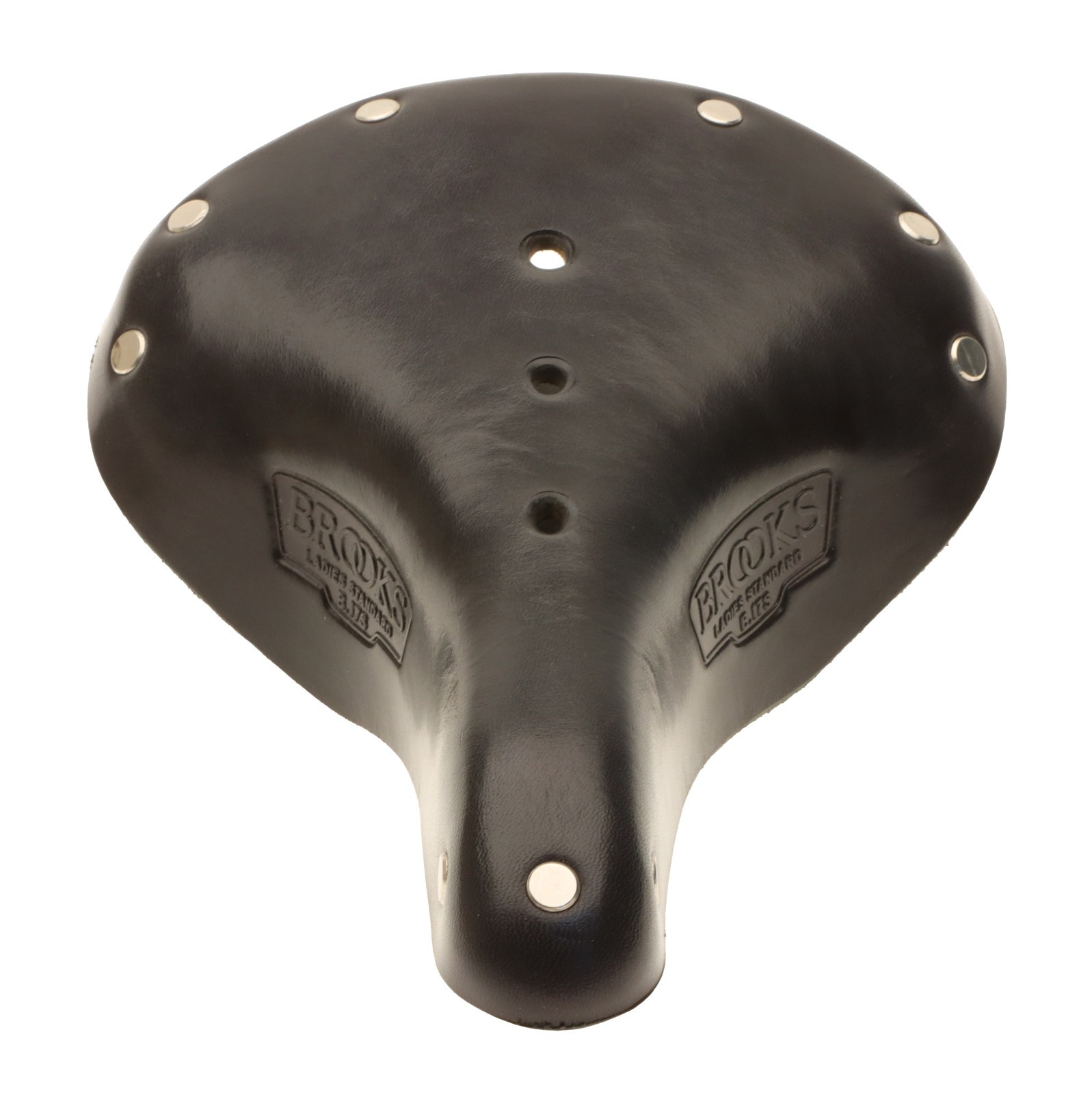 Brooks B17 Short Saddle Steel Rails Hard Leather Cover Black NEW NOS