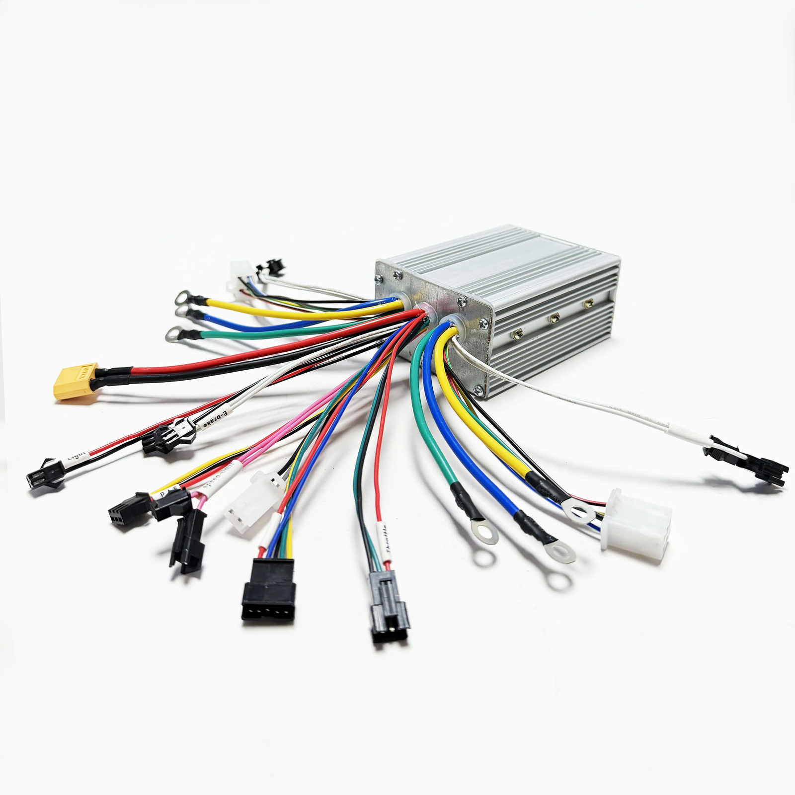 BLDC Controller 36V 48V 52V 60V 64V Sine Wave Dual Drive E-Bike Controller 350W-