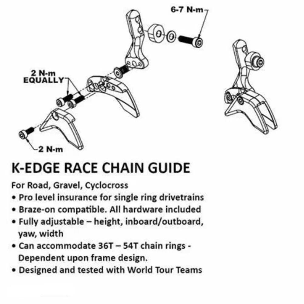 Pro Braze-on Chain Catcher with Universal Power Meter Magnet-Road Bike chain gua