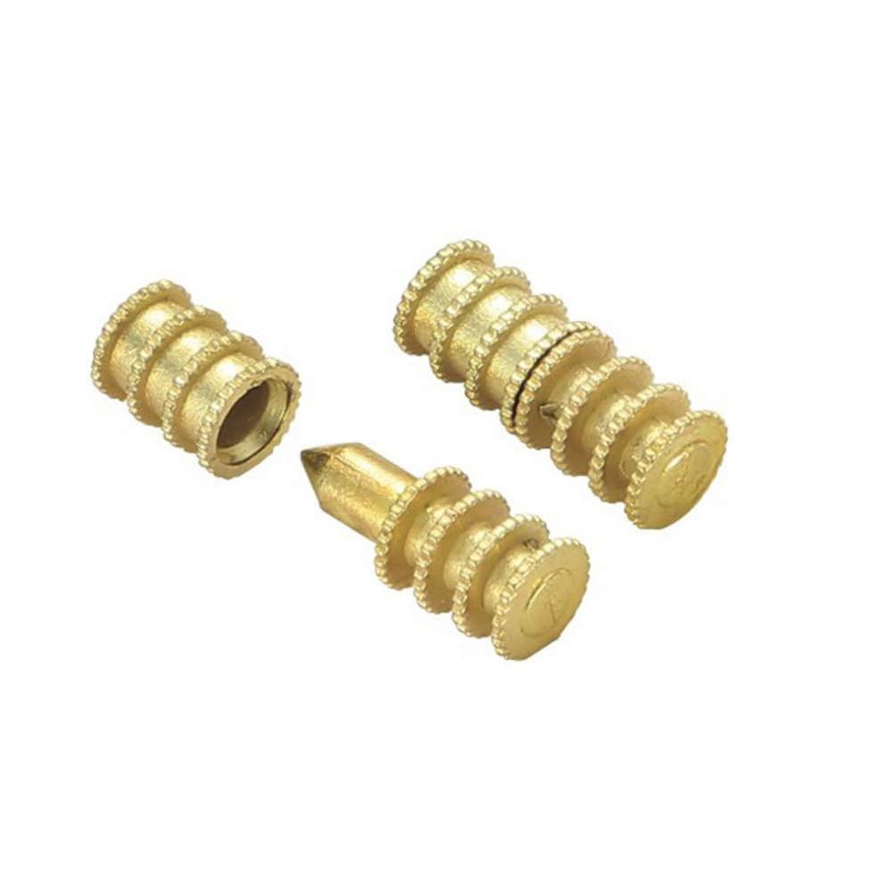 ZYAMY 15pcs Brass Table Leaf Dowel Pin Bolt Sleeve Connectors Table…