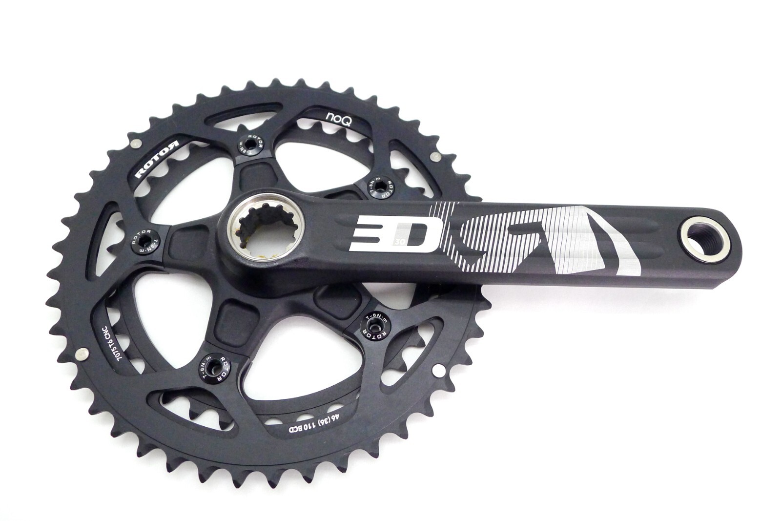 ROTOR 3D30 noQ 11 Speed 46/36T 172.5mm Crankset (without BB)