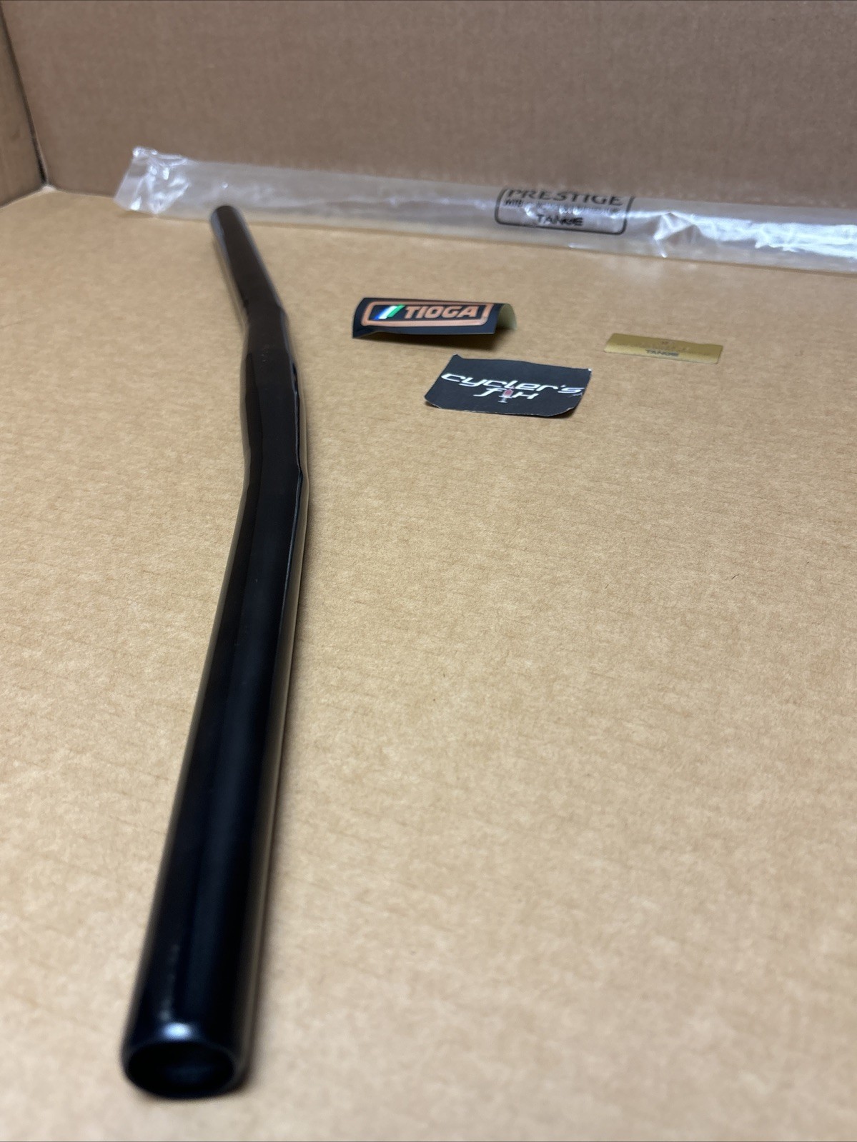 NOS Tange Prestige Tioga Japan 25.4mm CrMo Double Butted Mtb Flat Bar Handlebar