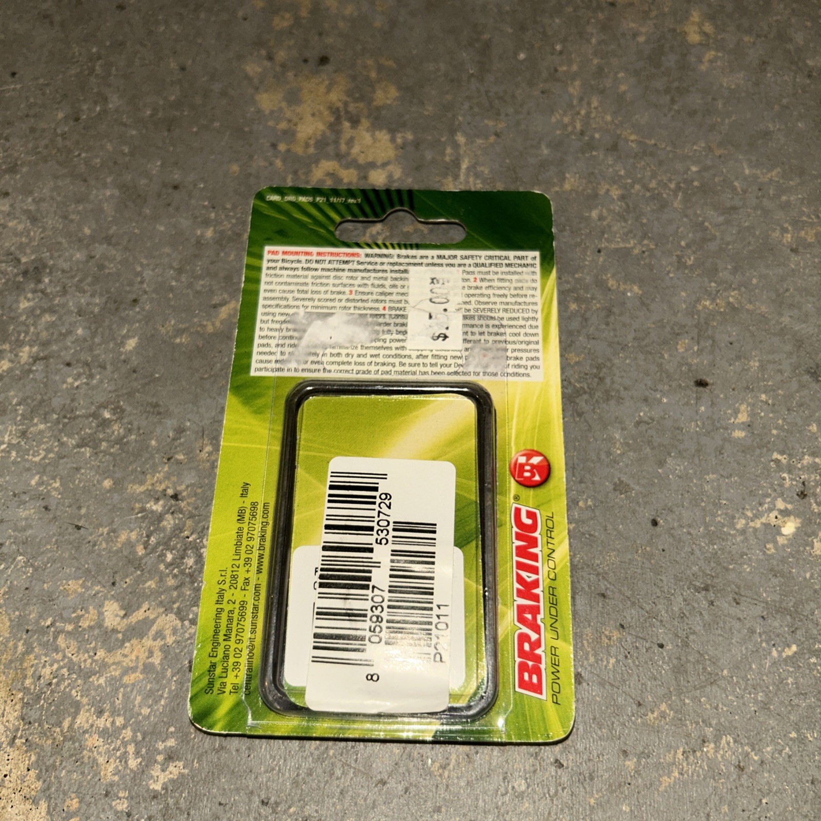 Organic Brake Pads P21 for SRAM Code R, RSC, Guide RE, DB8 Braking Imported Pads
