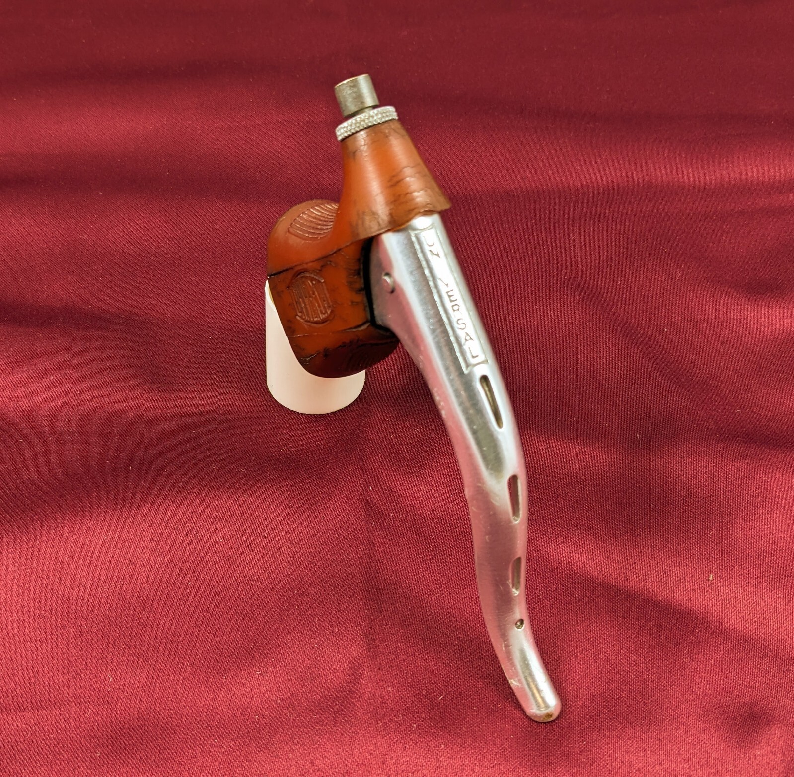 Universal Brake Lever Silver with Brown Hood Non-Aero Left or Right 1980s