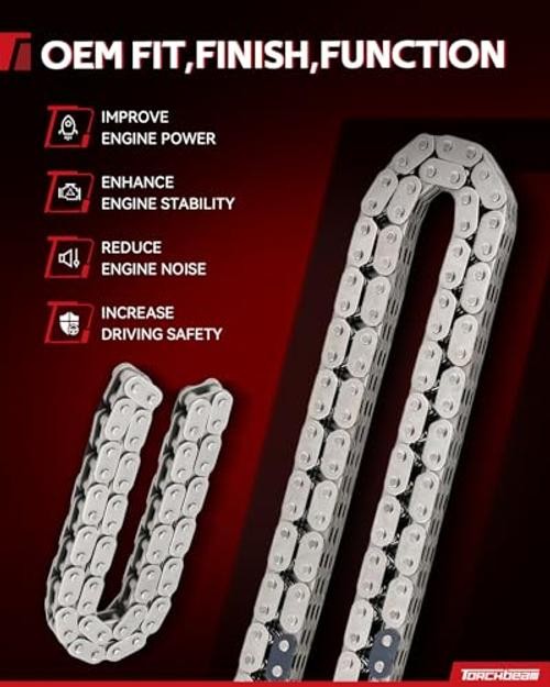 Engine Timing Chain Kit Compatible with Pickup 1995-1997, D21 1990-1994, XL