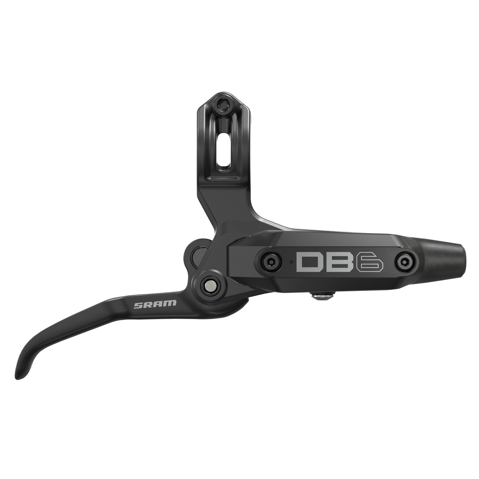 SRAM DB6 Hydraulic Disc Brake & Lever – 4-Piston Aluminum, 2000mm Hose, Post