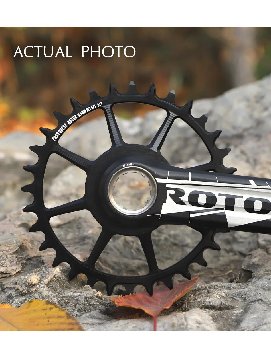 5.5mm Offset Crank Chainring Positive and Negative Teeth Chain Bicycle Sprocket