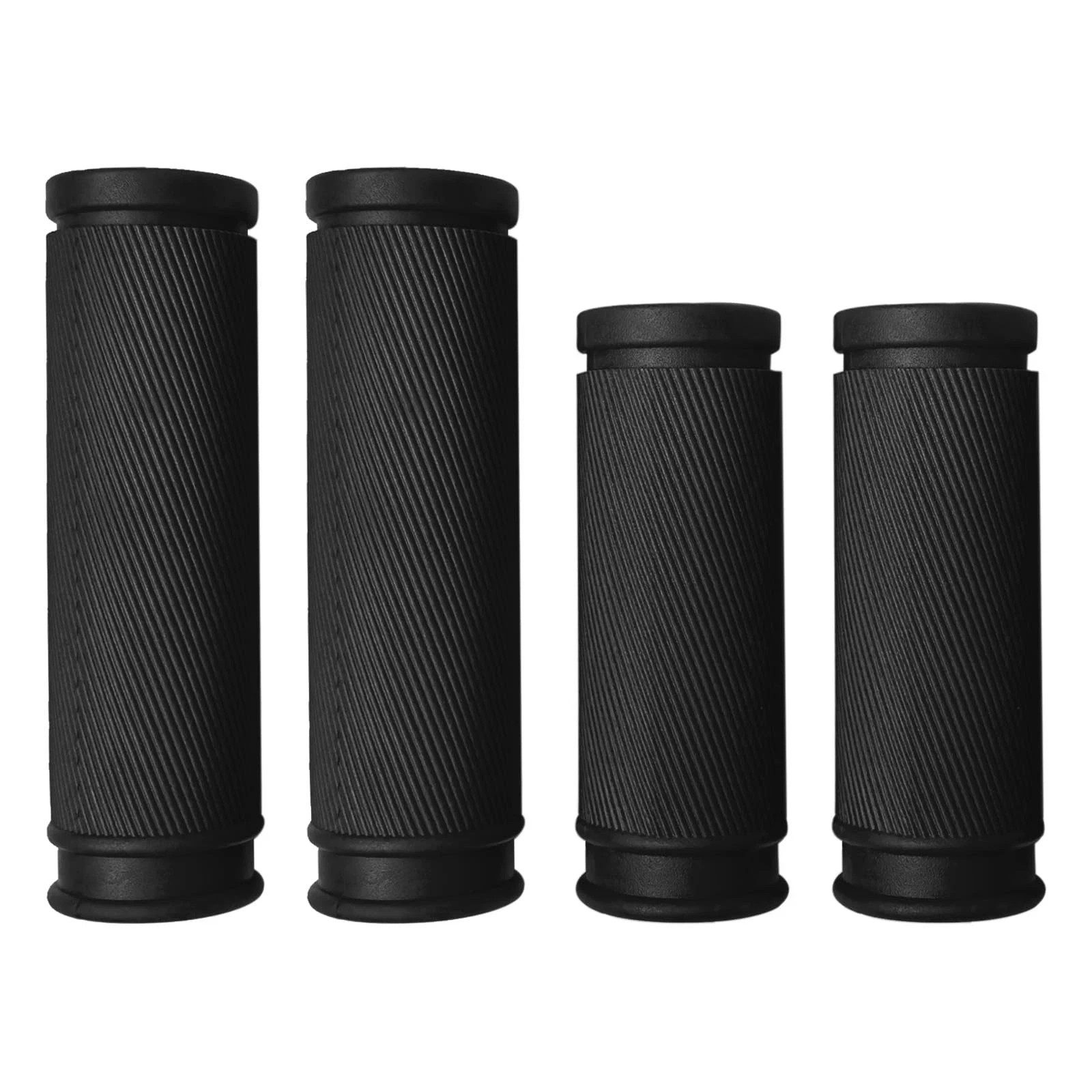 4Pcs Bike Handlebar Grips, 85mm 105mm TPR Rubber Short Grips Fit Twist Shift …