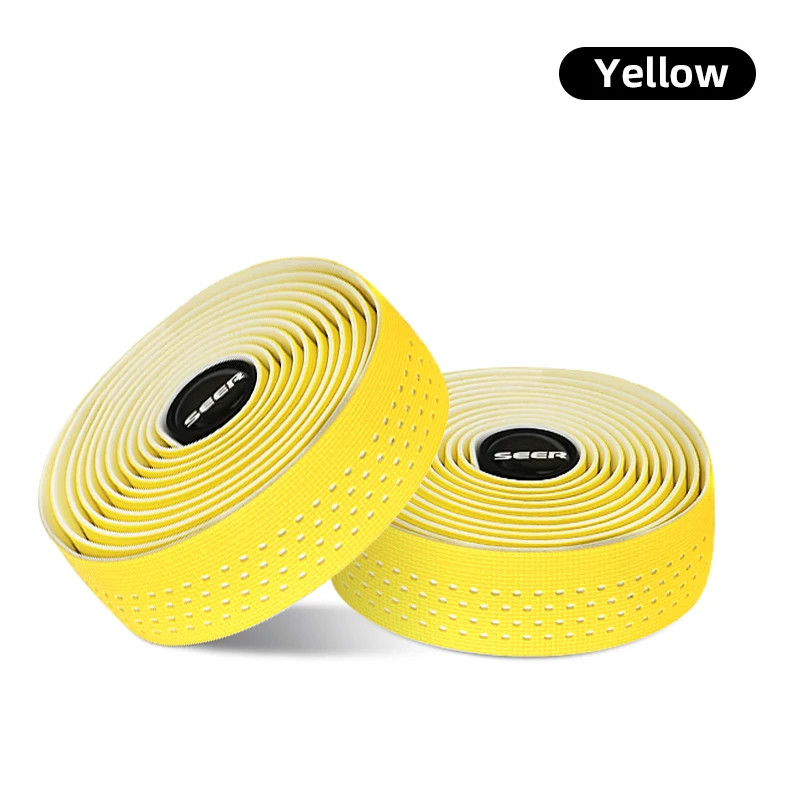 Road Bike Handlebar Tape Silicone ShockAbsorbing Tape EVA+PU Anti-Slip Bike Grip