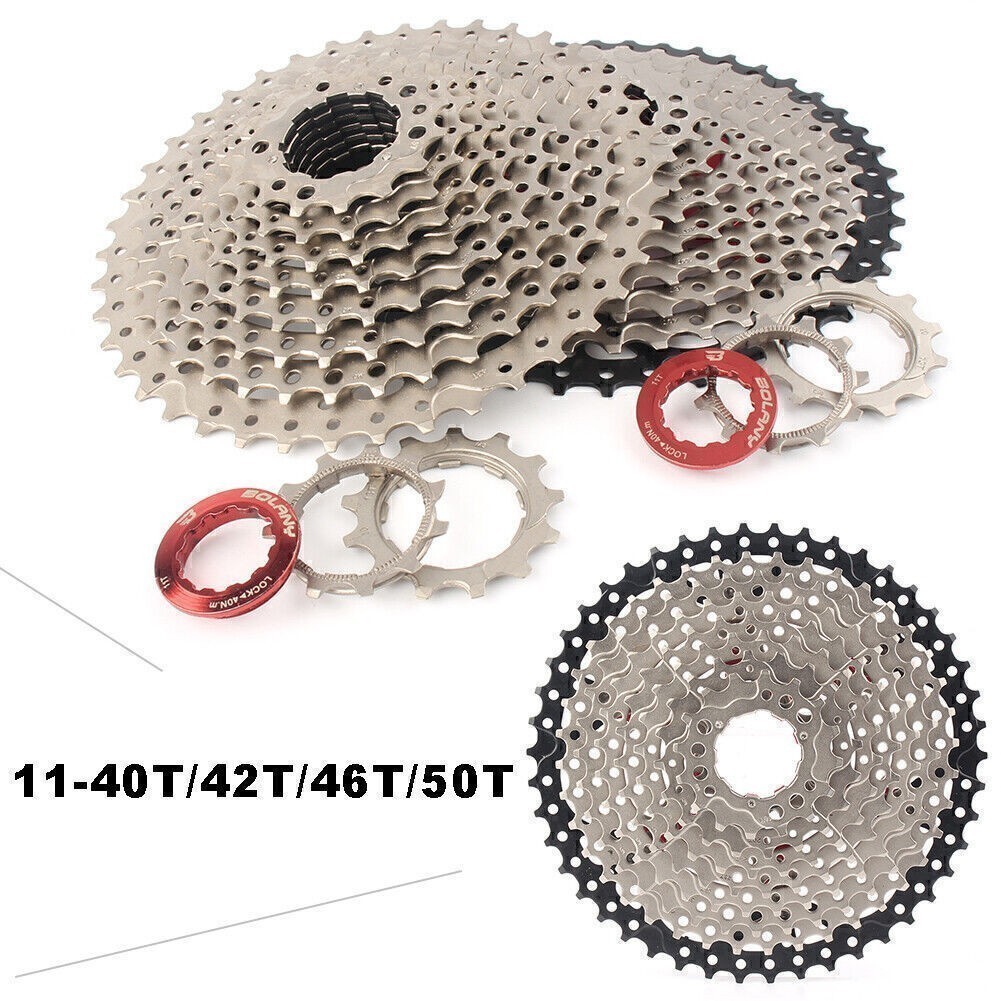 Fit Bolany 10S 11-50T/46T/42T/40T MTB Cassette Mountain Bicycle Freewheel