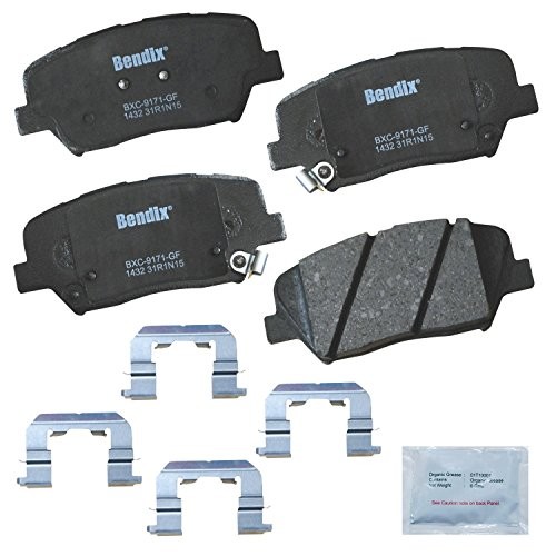 Priority1 Ceramic Front Brake Pads for Hyundai Azera 2017-2012,Creta CFC1432