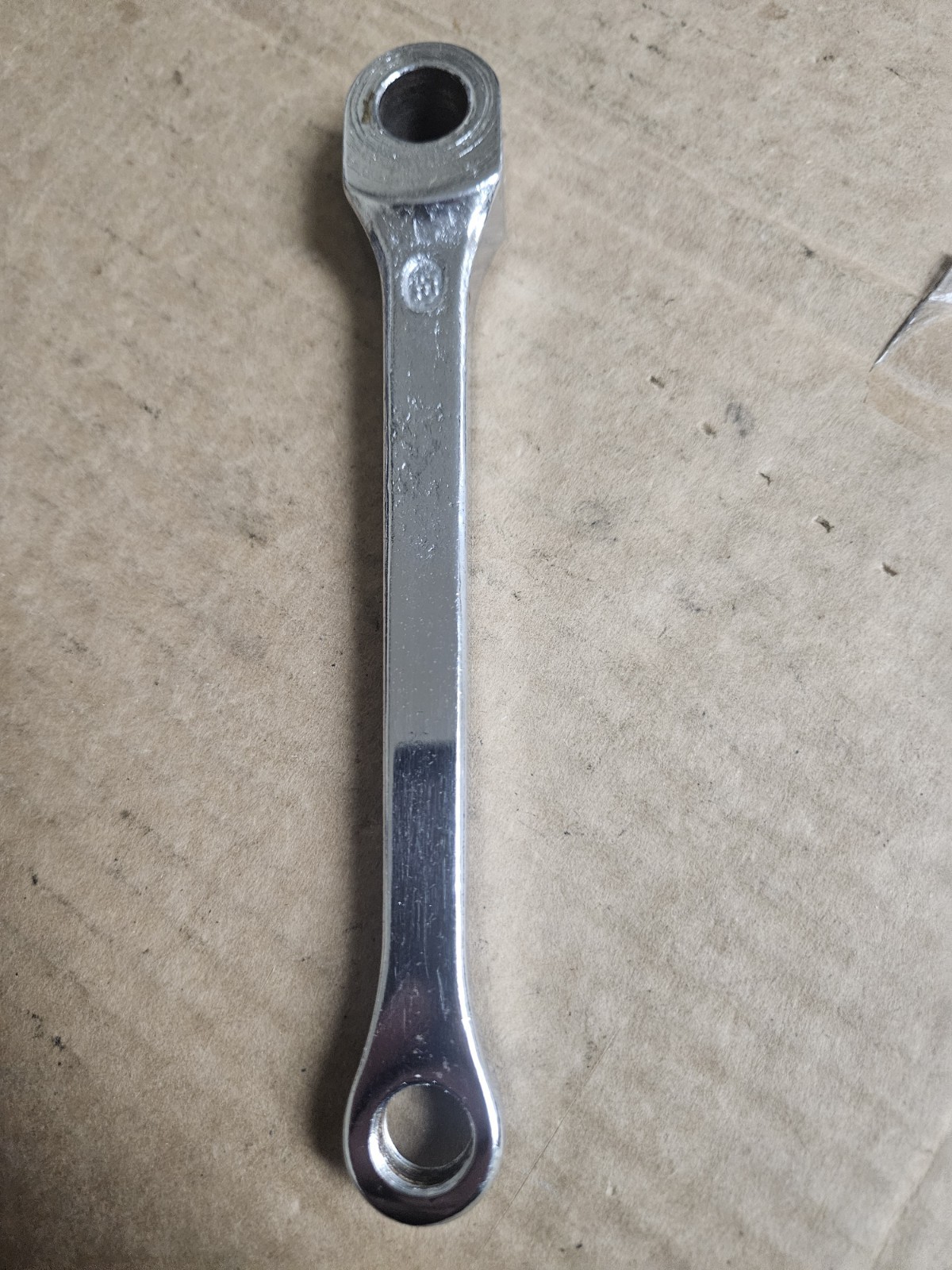 Vintage Cottered Crankset, Raleigh Sir Walter, 3 Arms, 165mm 52/40 T, w/ BB