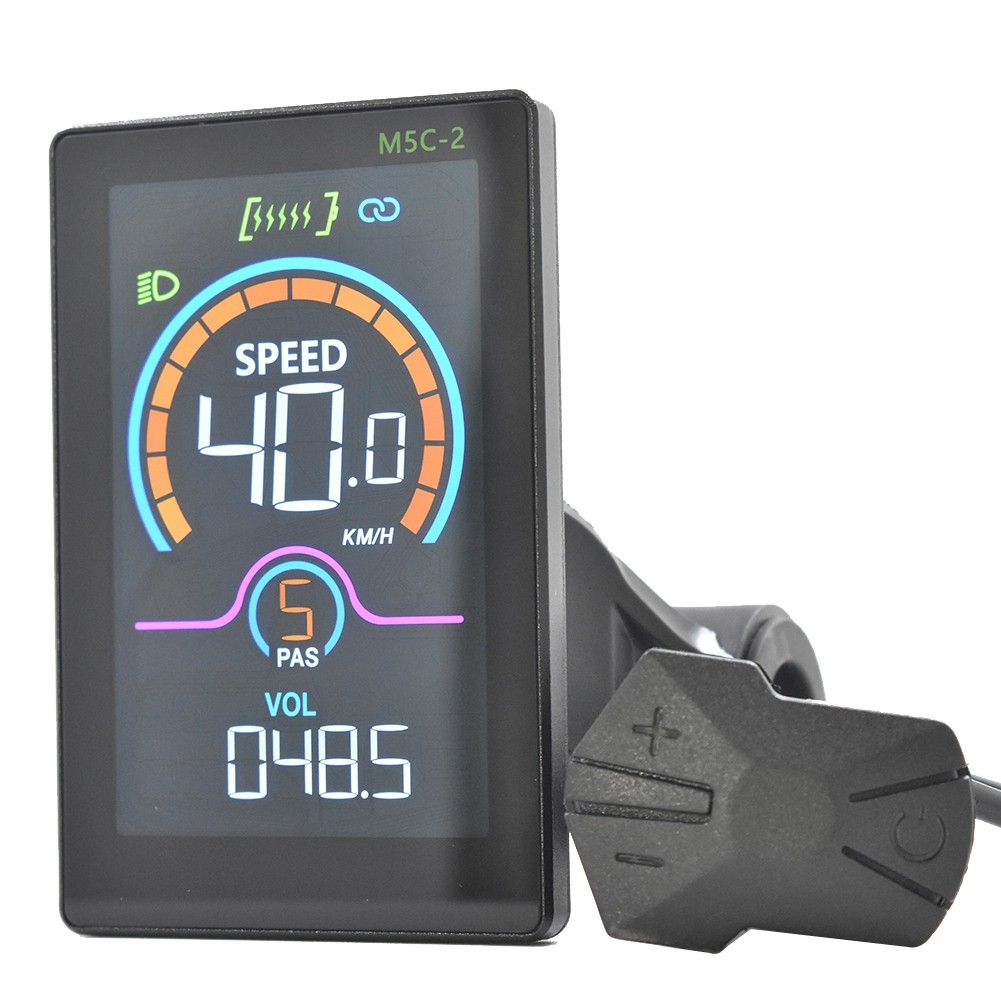 M5C-2 E-Bike Bluetooth LCD Display Meter Electric Scooter Speedometer LCD1643