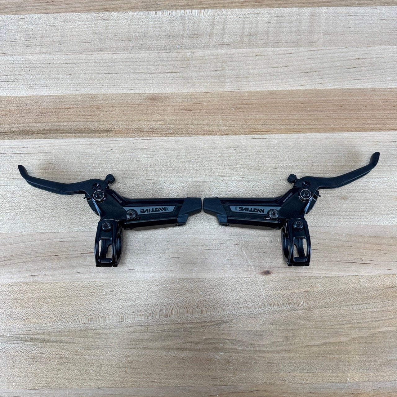 Low Mile! SRAM Motive Silver Post Mount MTB Hydraulic Brakeset 559g