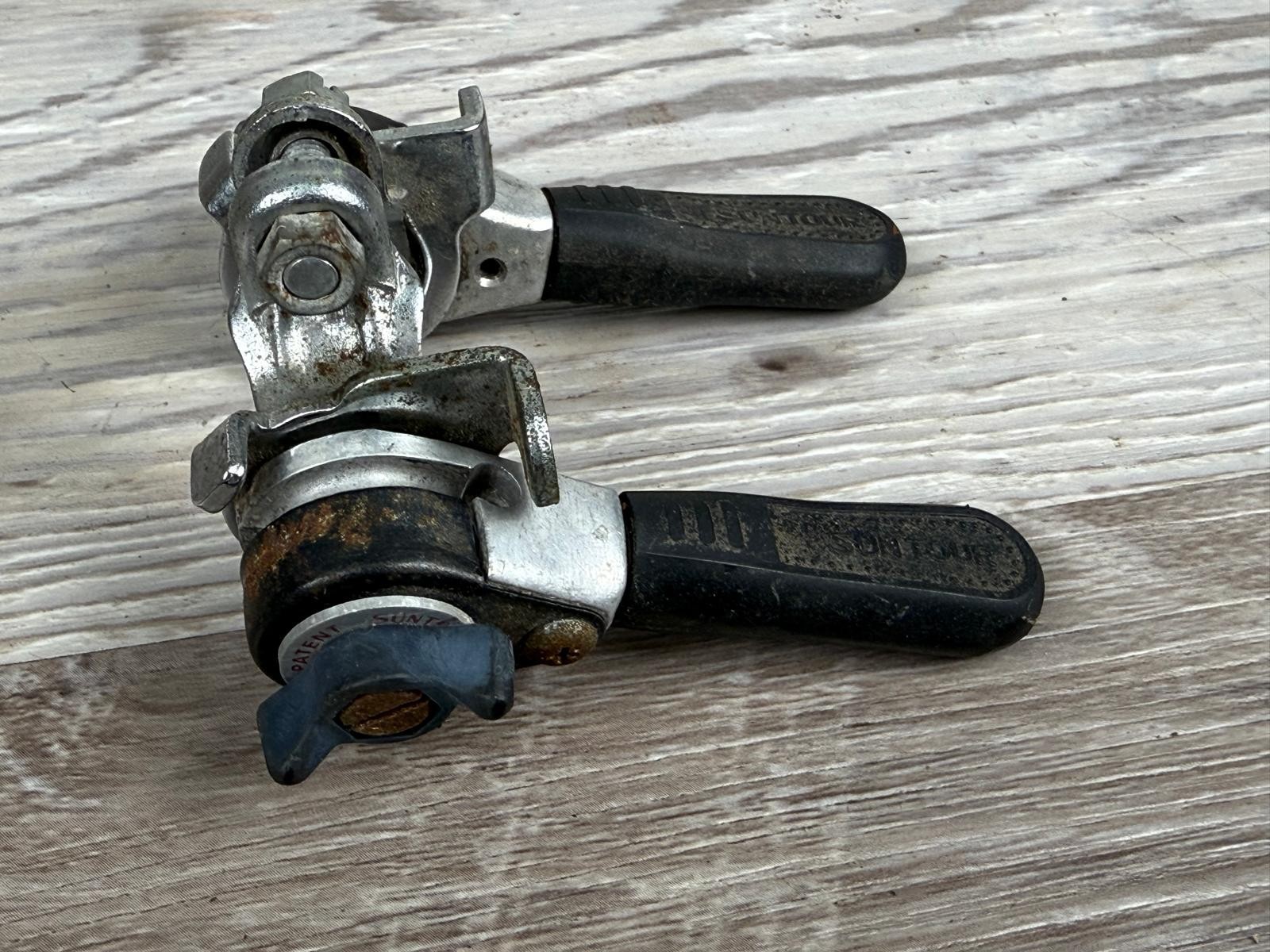 Vintage SunTour Down Tube Friction Shifter Set 28.6 Clamp Road Touring Bike