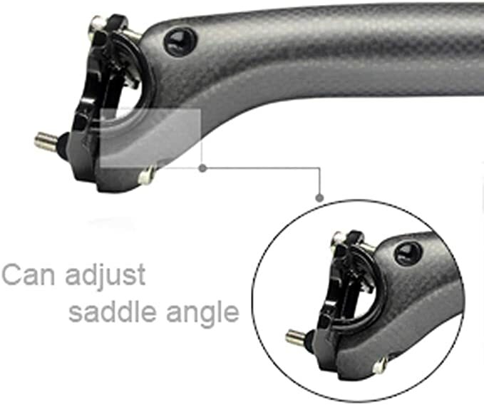 Carbon Bicycle Seatpost Offset Seat Post 3K Matte/Glossy MTB Road Bike Seat Tube