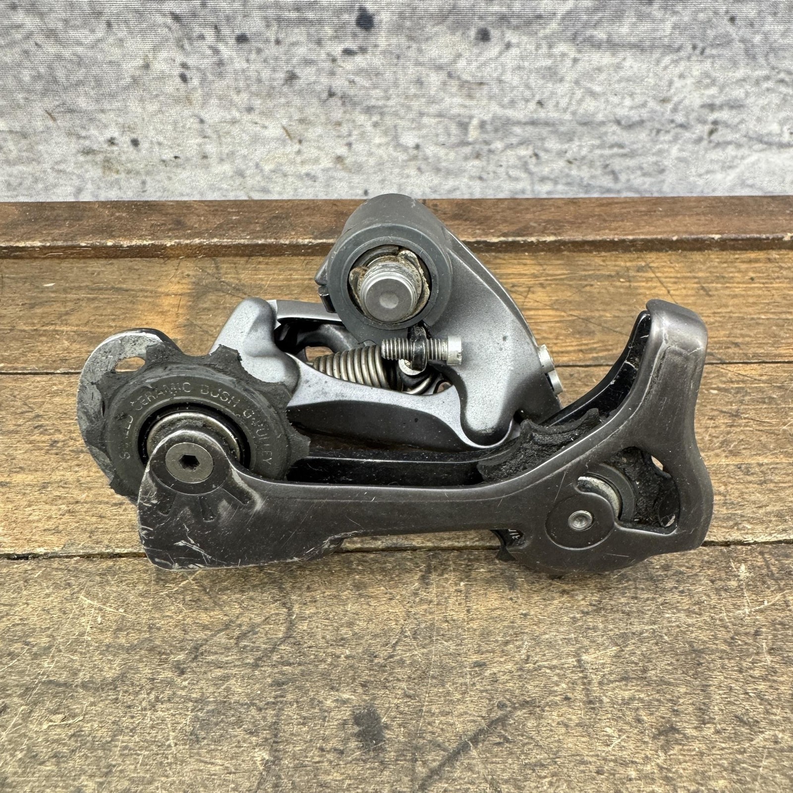 Vintage Shimano XTR Rear Derailleur Short Cage Bolt-On Gray MTB Bike 195g