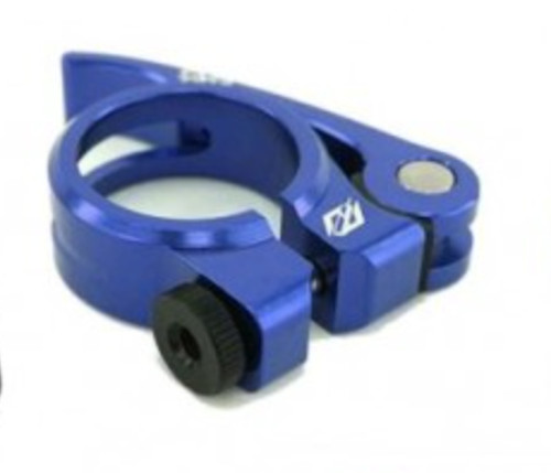 TNT BICYCLES BMX QUICK RELEASE SEAT POST CLAMP – 31.8MM – 1-1/4″ BLUE