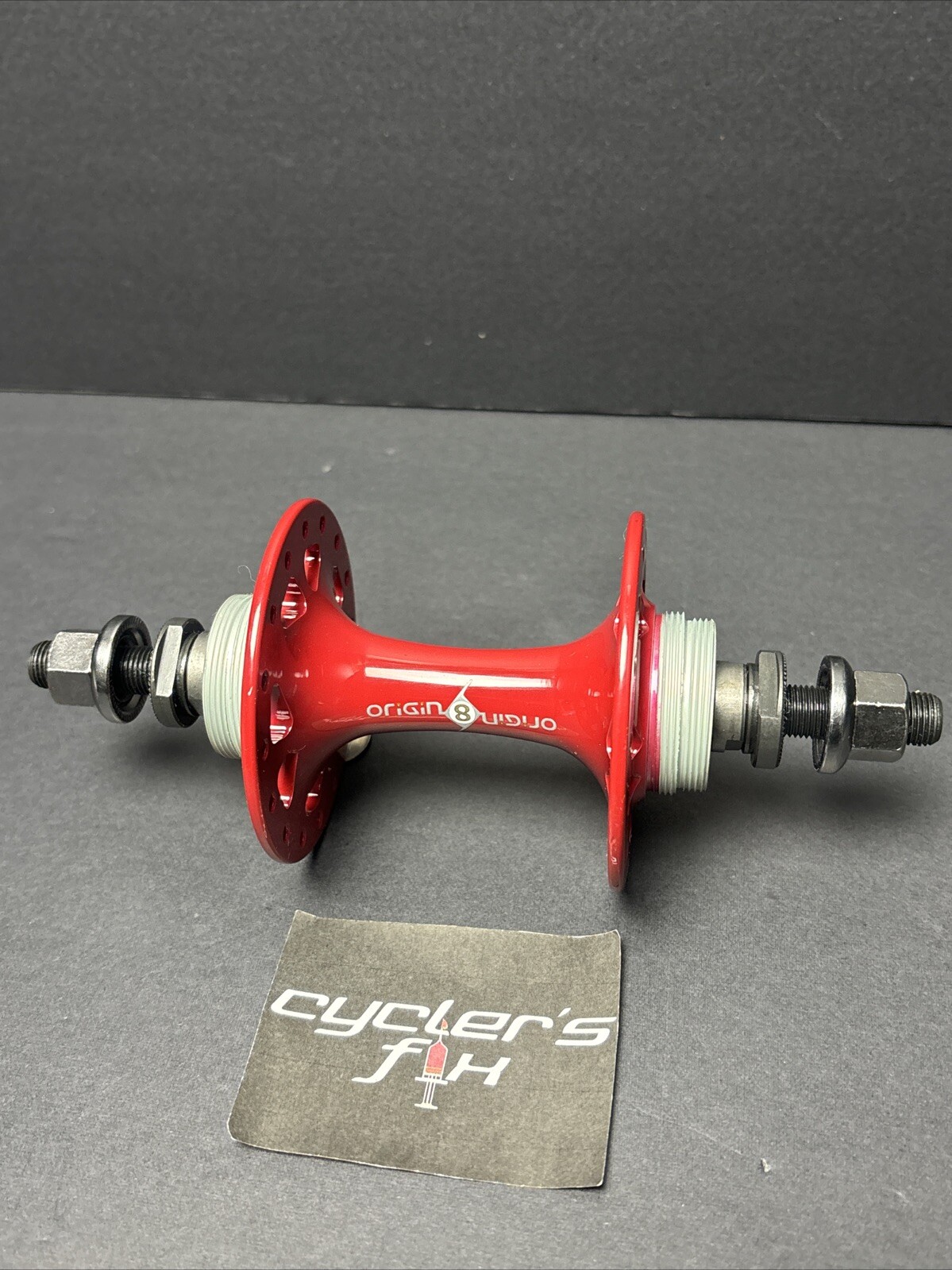 Origin8 32H Double Fixie Rear Sealed Hub High Flange Alloy Powder Coated Throne