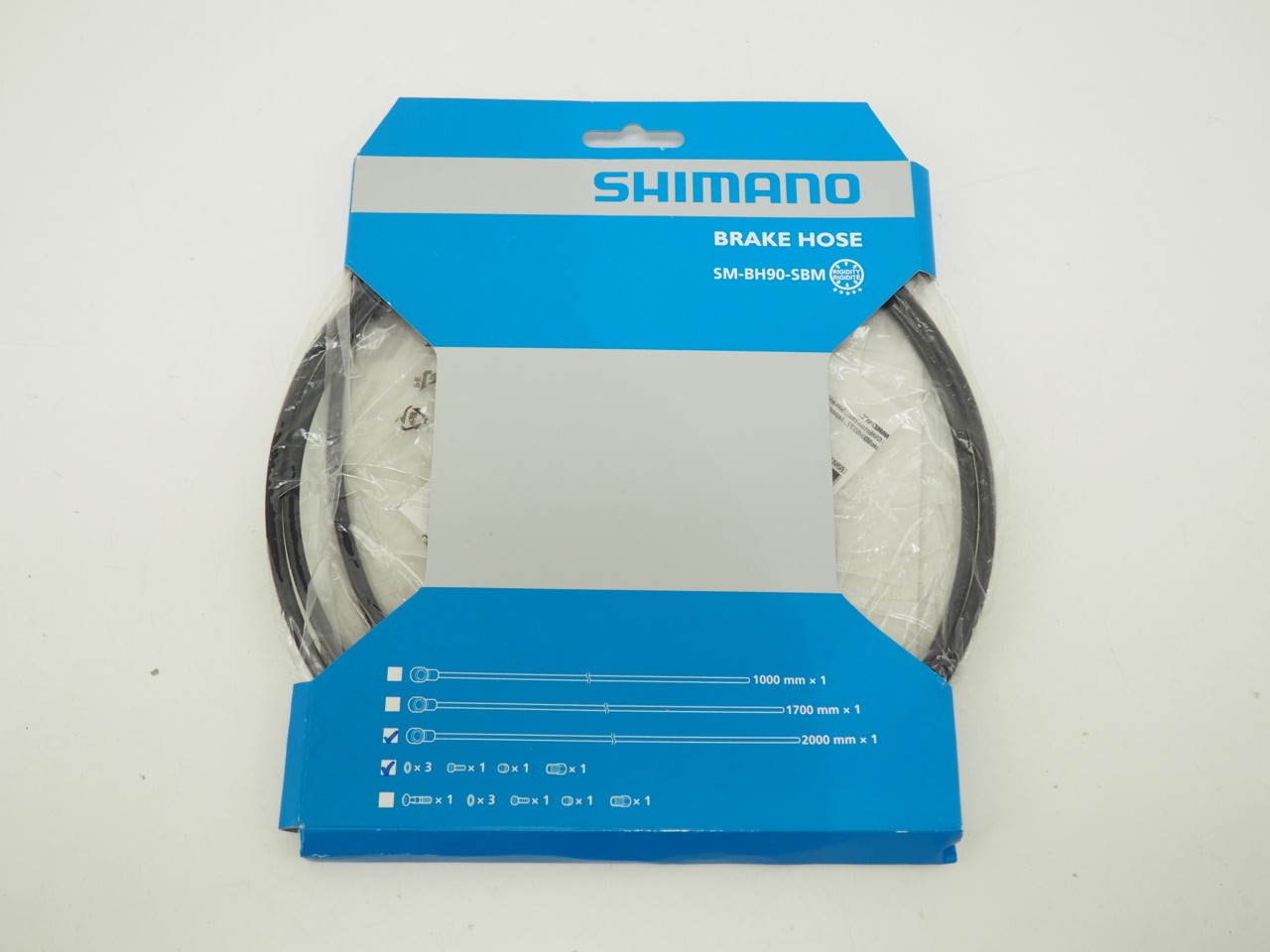 New! Shimano Brake Hose SM-BH90-SBM 2000mm Hydraulic Disc Mountain Bike