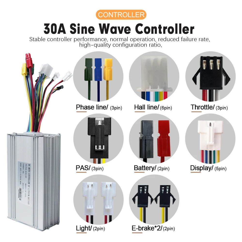 1000W 20/24/26Inch Snow Fat E-bike Motor Kit Brushless Gearless Front Hub Motor