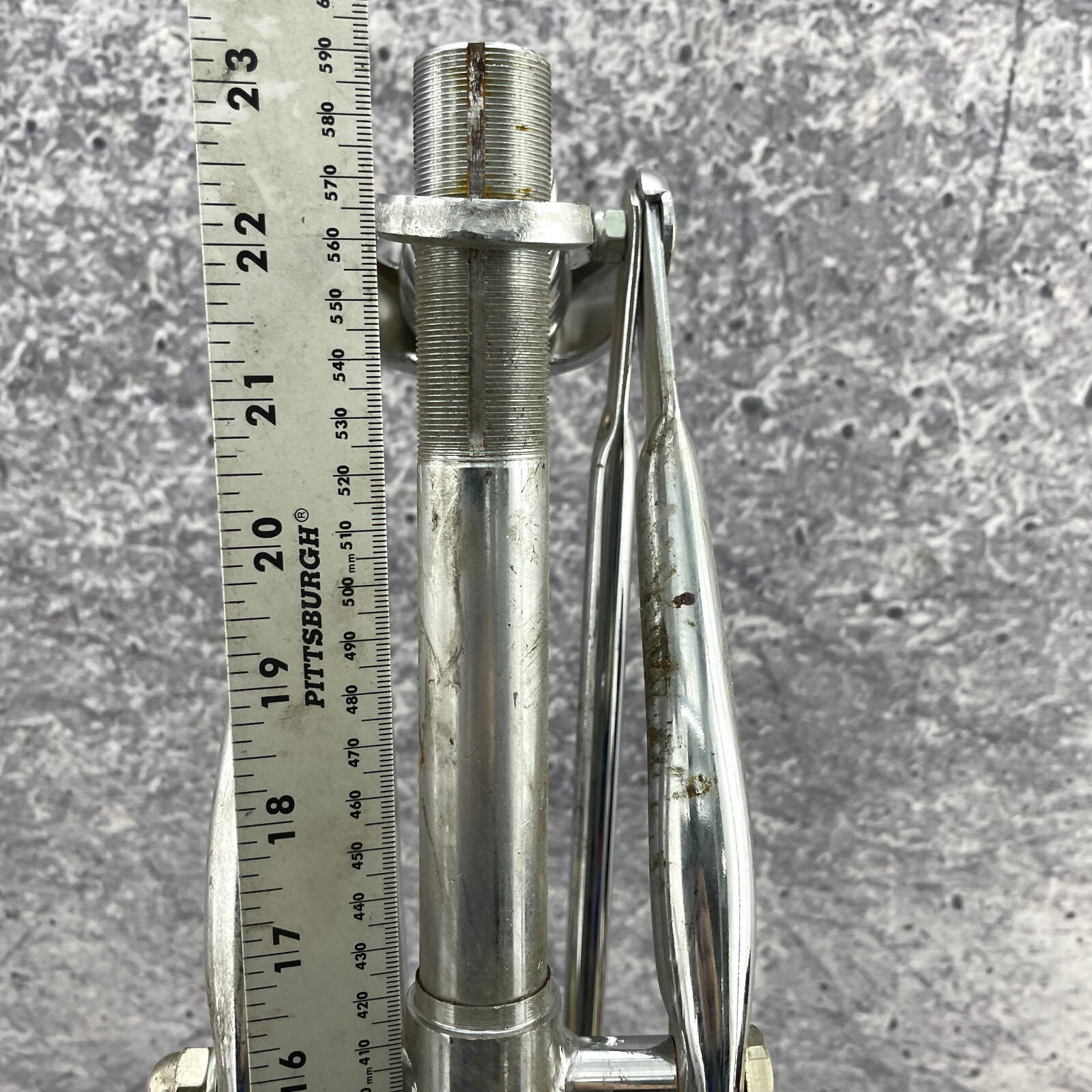 Springer Fork 26 x 1 in Threaded Chrome Spring Chopper Lowrider Vintage Rat Rod