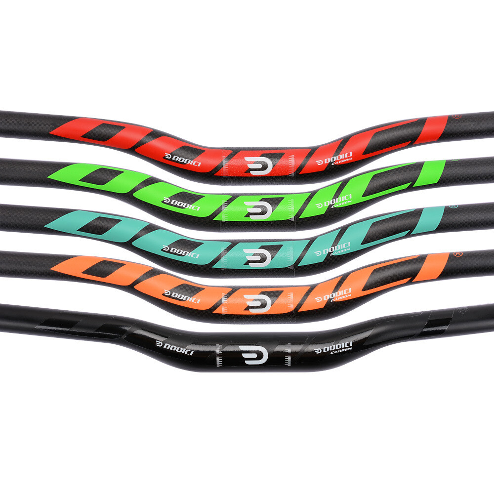 Carbon Fiber Bicycle Handlebar Backsweep 5° MTB Bike Rise Bar 31.8*690/720/740mm