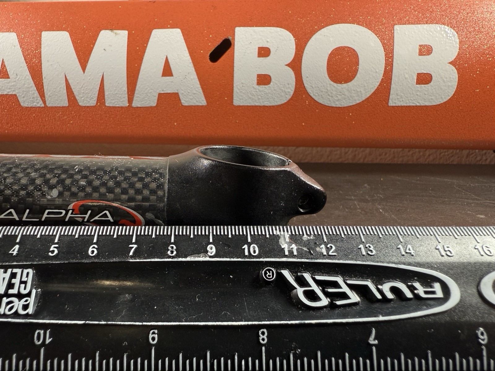 Alpha Q 100mm BLACK Threadless 1-1/8″ 31.8mm Bike Stem Carbon Fiber Aluminum #17
