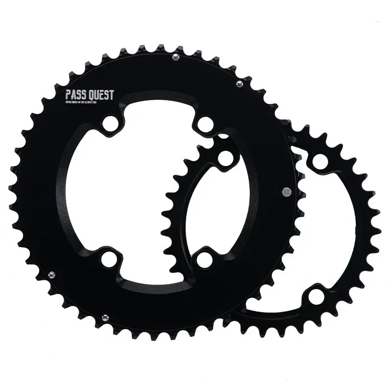 PASS QUEST 110 BCD Double Chainring for ROTOR VEGAST ALDHU Road Bike Crown