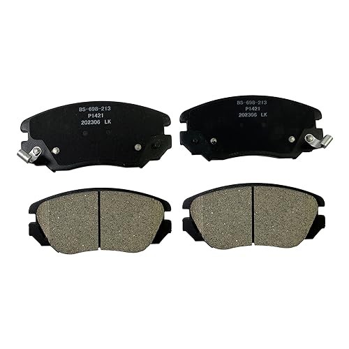 Front and Rear Ceramic Brake Pads for 2010-2017 Chevy Equinox GMC Terrain,