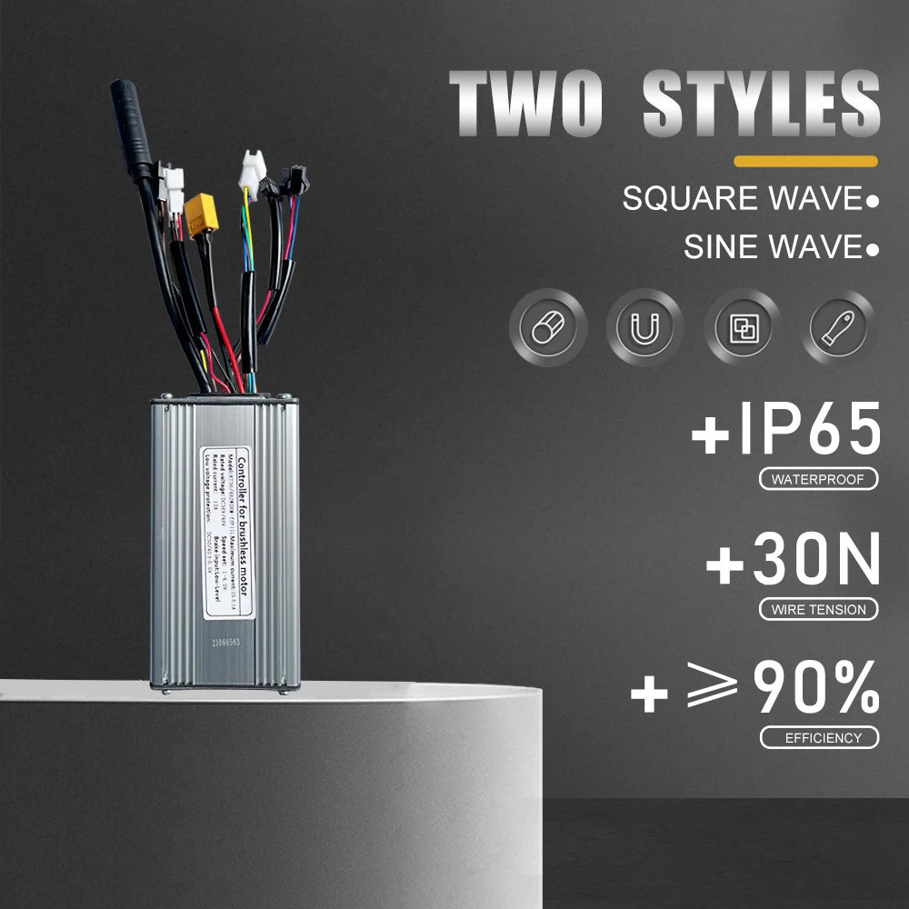 Electric Bike Controller 15A 17A 22A 25A 30A 35A 50A Square Sine Wave Controller