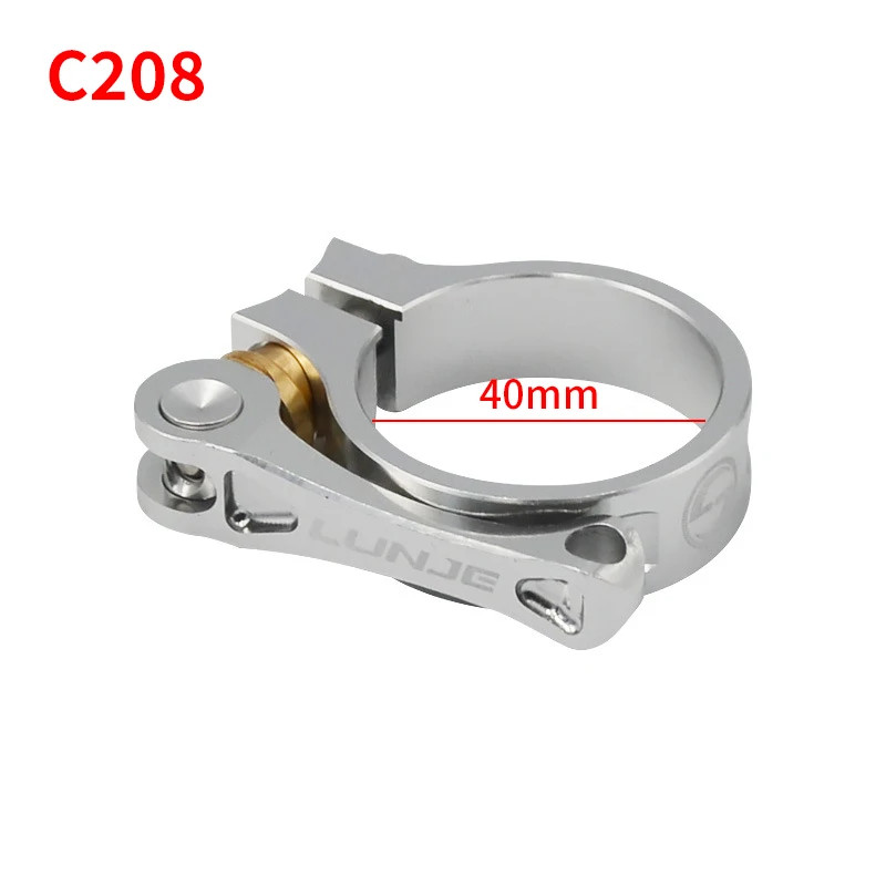 Bike Seatpost Clamp Aluminum Alloy MTB 28.6/31.8/34.9mm Seat Tube Clip