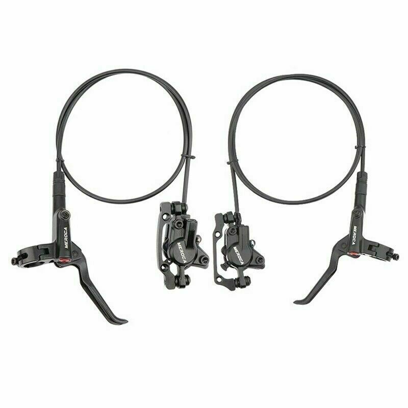 MTB Hydraulic Disc Brake Set Dual Piston Aluminum Alloy 800mm 1400mm Tubes