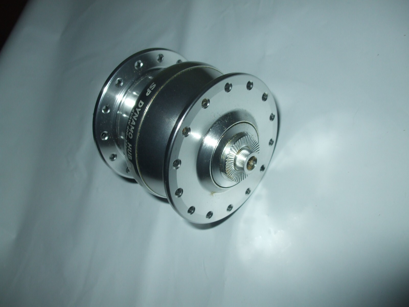SP Shutter-Precision SV-8-F Dynamo Hub, Folding Bike, 74mm x 9mm QR, 28°