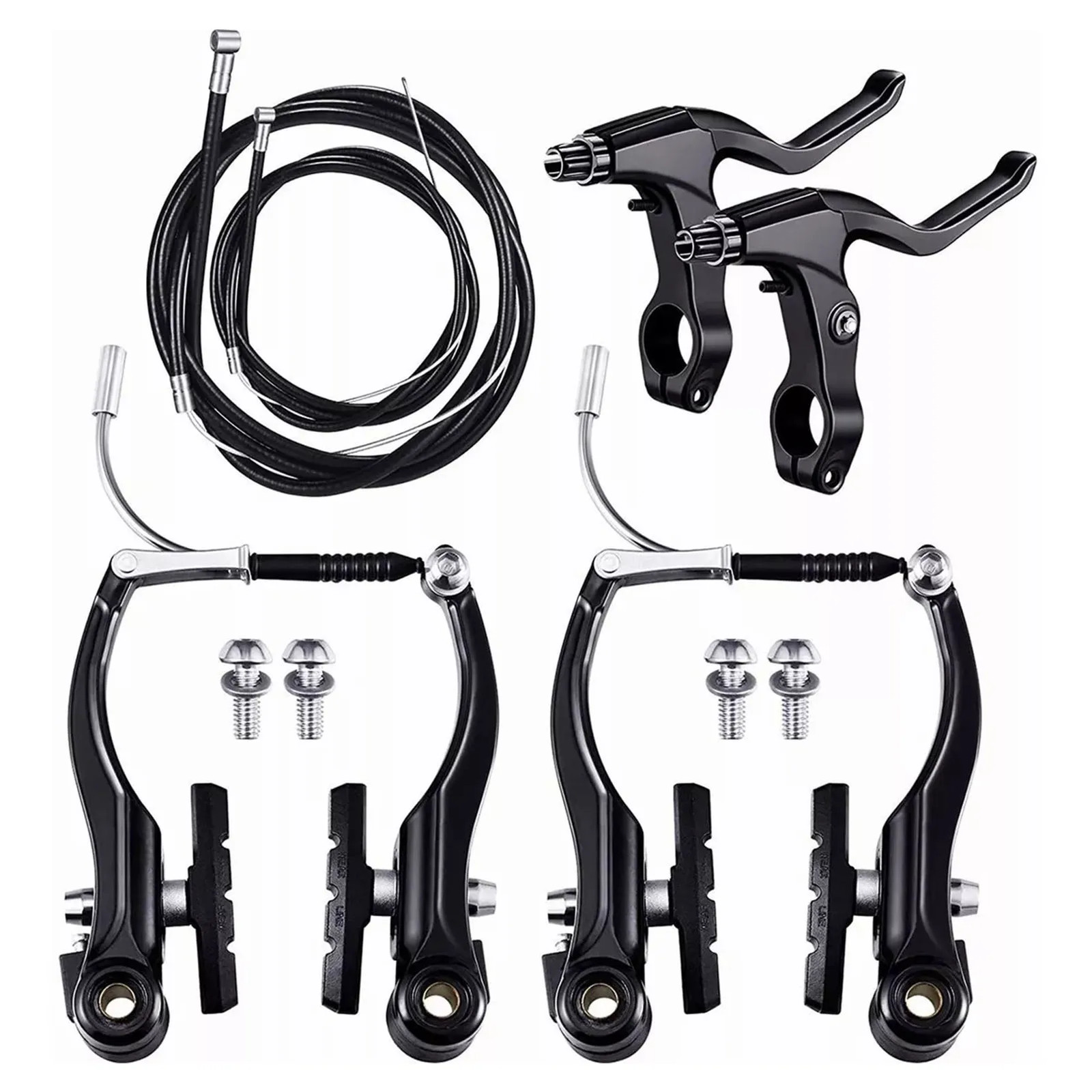 Mountain Bike V Brake Set Bike Front Rear V Brake Set Aluminum Alloy Mountain Ro