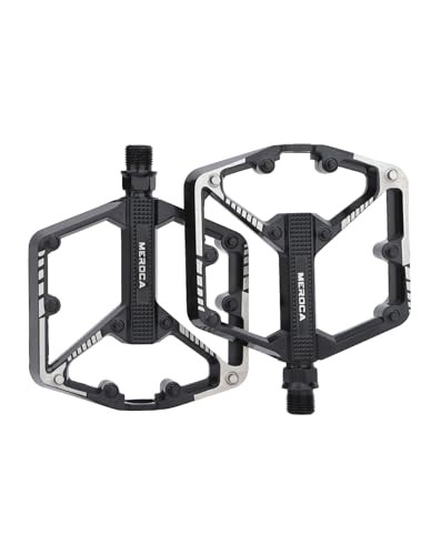 High-Performance Bicycle Pedals – CNC Aluminum Alloy Dual DU Bushings Black