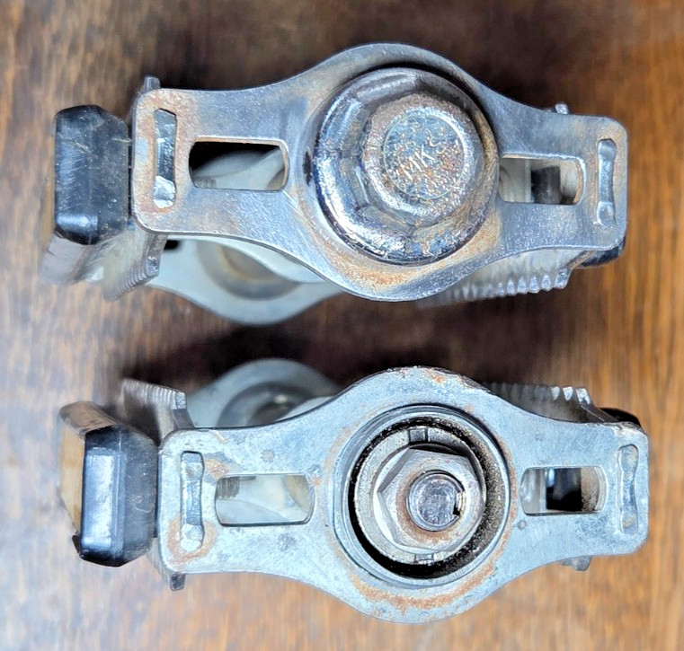 Vintage MKS Bicycle Bike Pedals w/Reflectors 1/2″